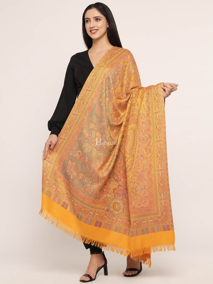 Pashtush India Womens Shawls Pashtush Women'S Jamawar Shawl