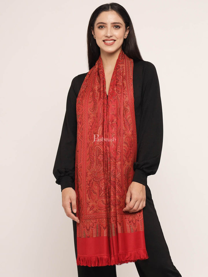 Pashtush India Womens Shawls Pashtush Women's Jamawar Shawl