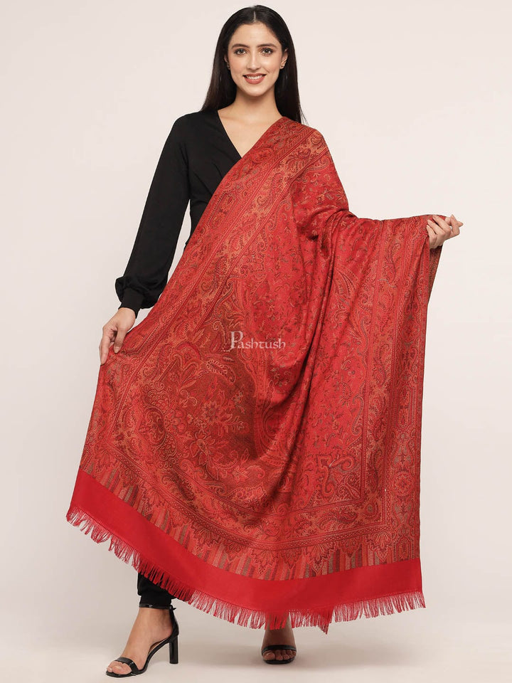 Pashtush India Womens Shawls Pashtush Women's Jamawar Shawl