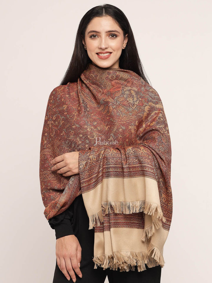 Pashtush India Womens Shawls Pashtush Women's Jamawar Shawl
