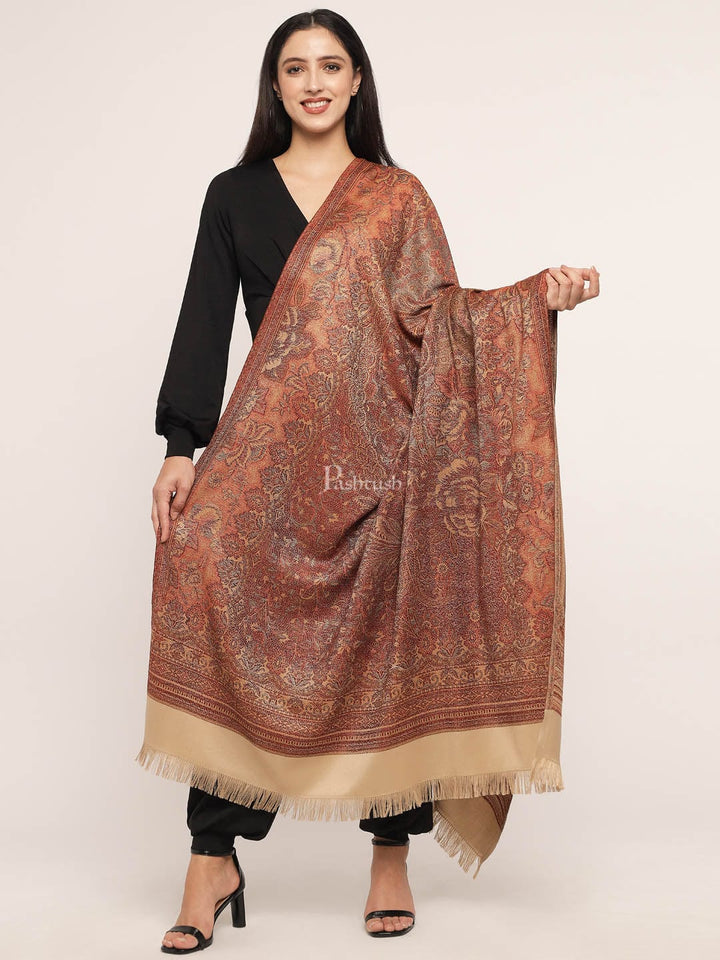 Pashtush India Womens Shawls Pashtush Women's Jamawar Shawl