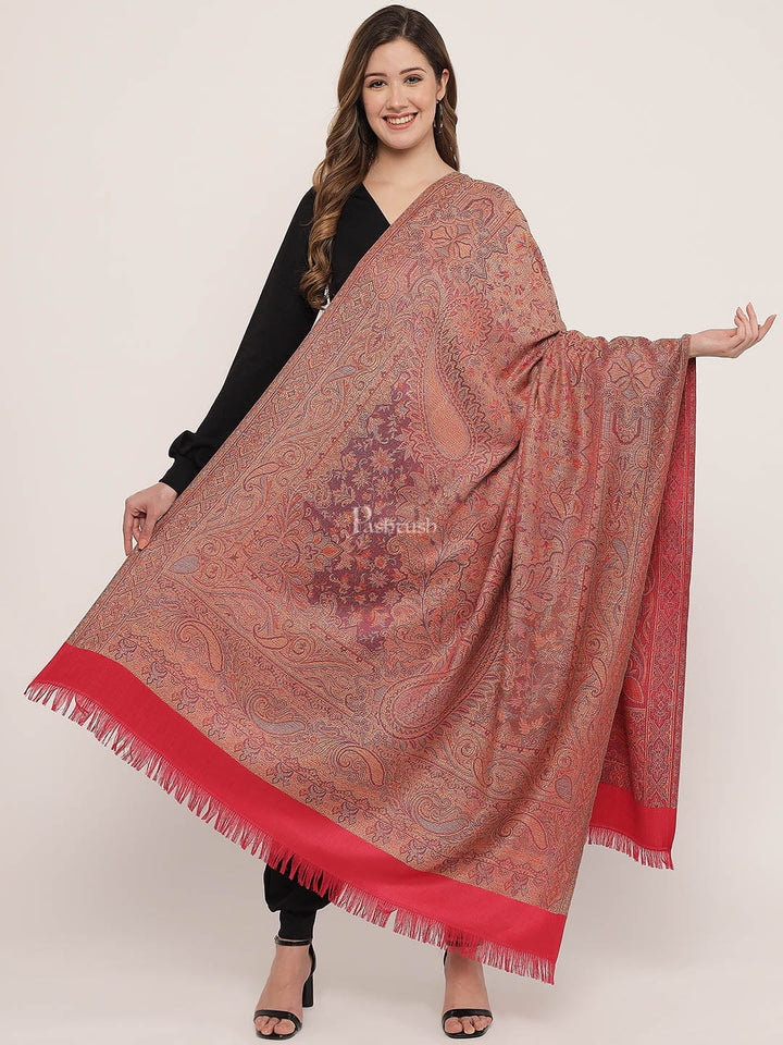 Pashtush India Womens Shawls Pashtush Women'S Jamawar Shawl