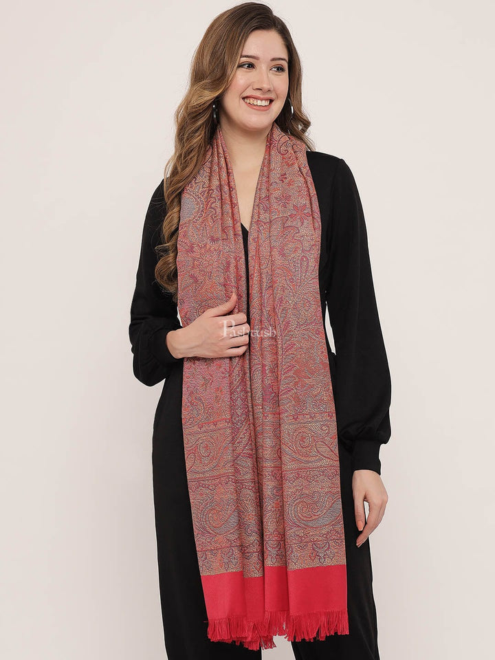 Pashtush India Womens Shawls Pashtush Women'S Jamawar Shawl