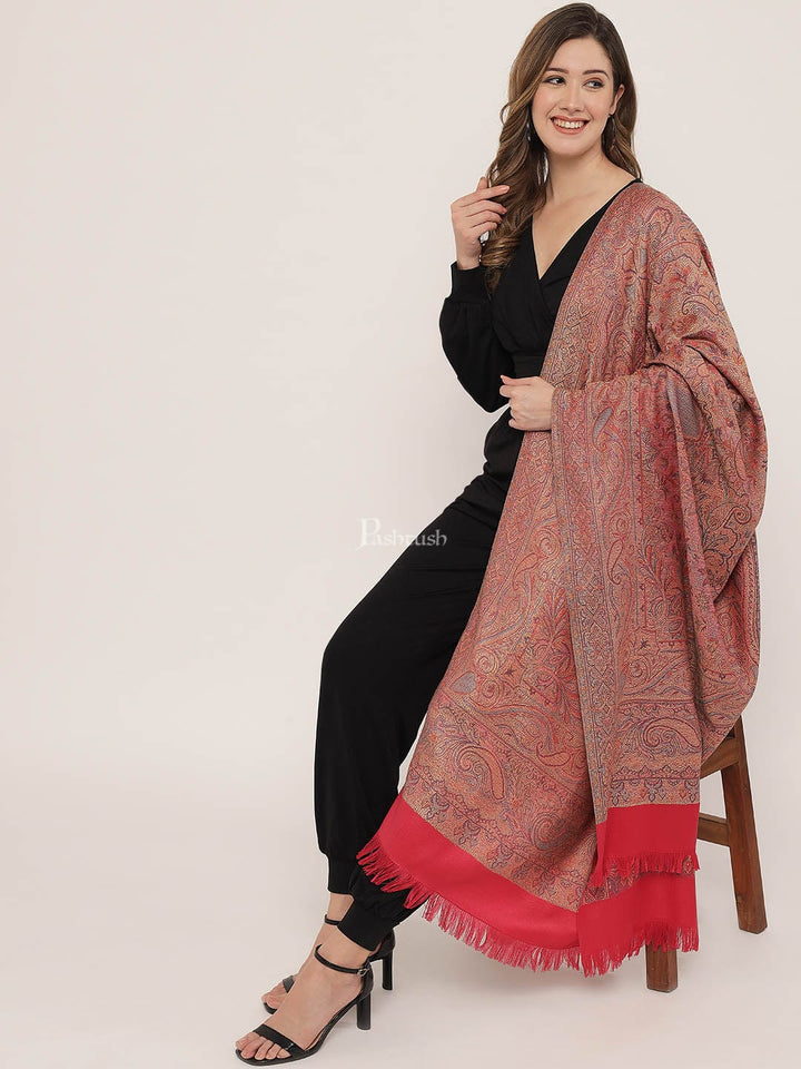 Pashtush India Womens Shawls Pashtush Women'S Jamawar Shawl