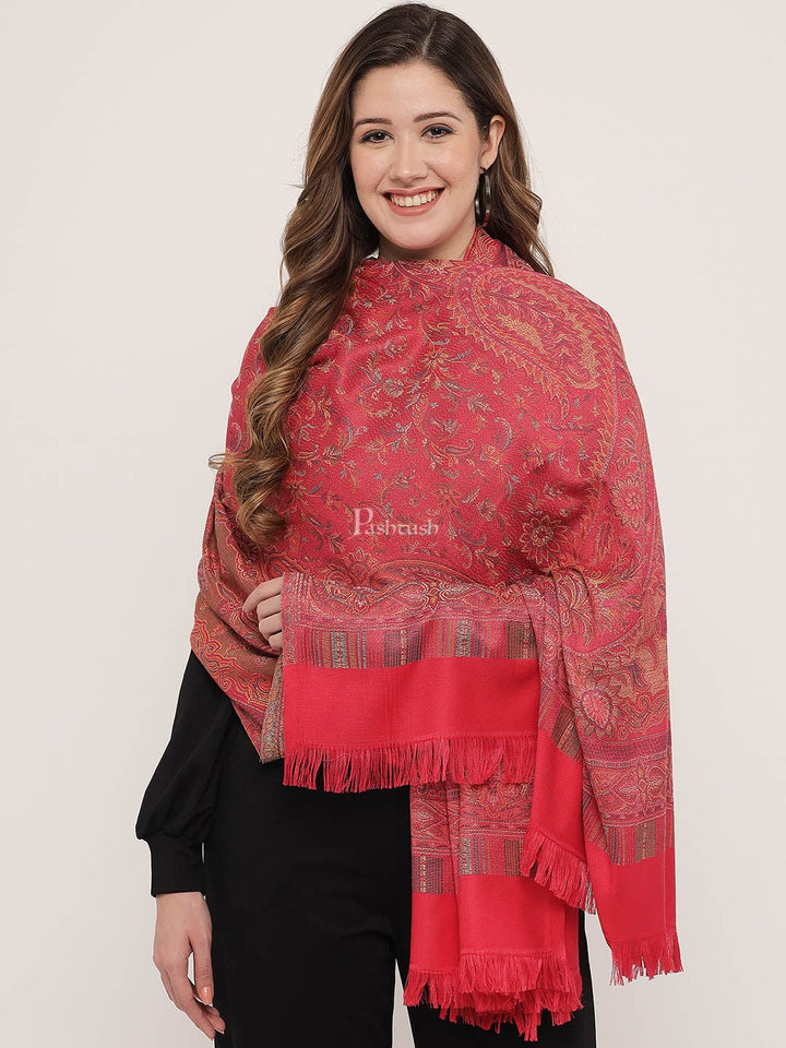 Pashtush India Womens Shawls Pashtush Women'S Jamawar Shawl