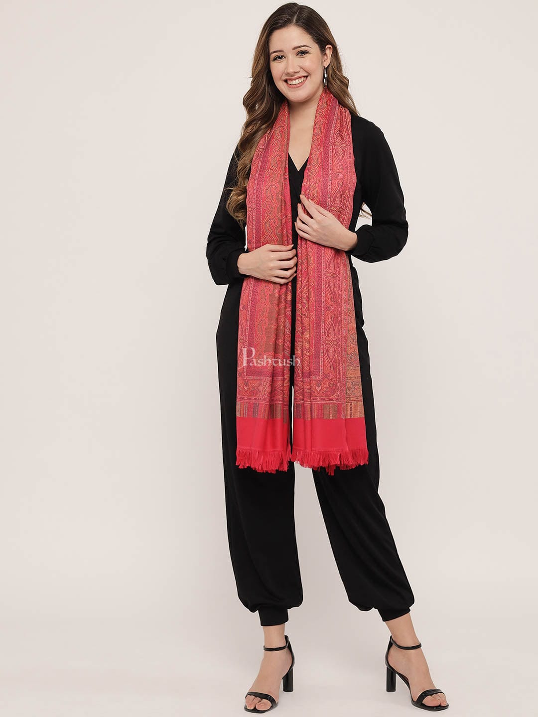 Pashtush India Womens Shawls Pashtush Women'S Jamawar Shawl
