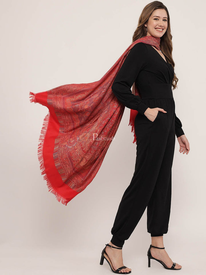 Pashtush India Womens Shawls Pashtush Women'S Jamawar Shawl