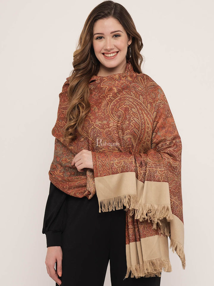 Pashtush India Womens Shawls Pashtush Women'S Jamawar Shawl