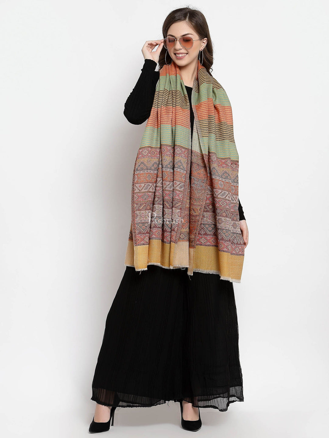 Pashtush India Womens Stoles and Scarves Scarf Pashtush Women&