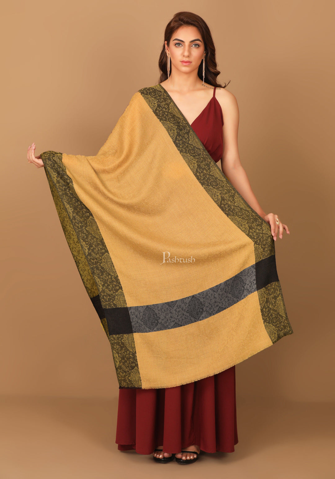 Pashtush India Womens Stoles and Scarves Scarf Pashtush Women&