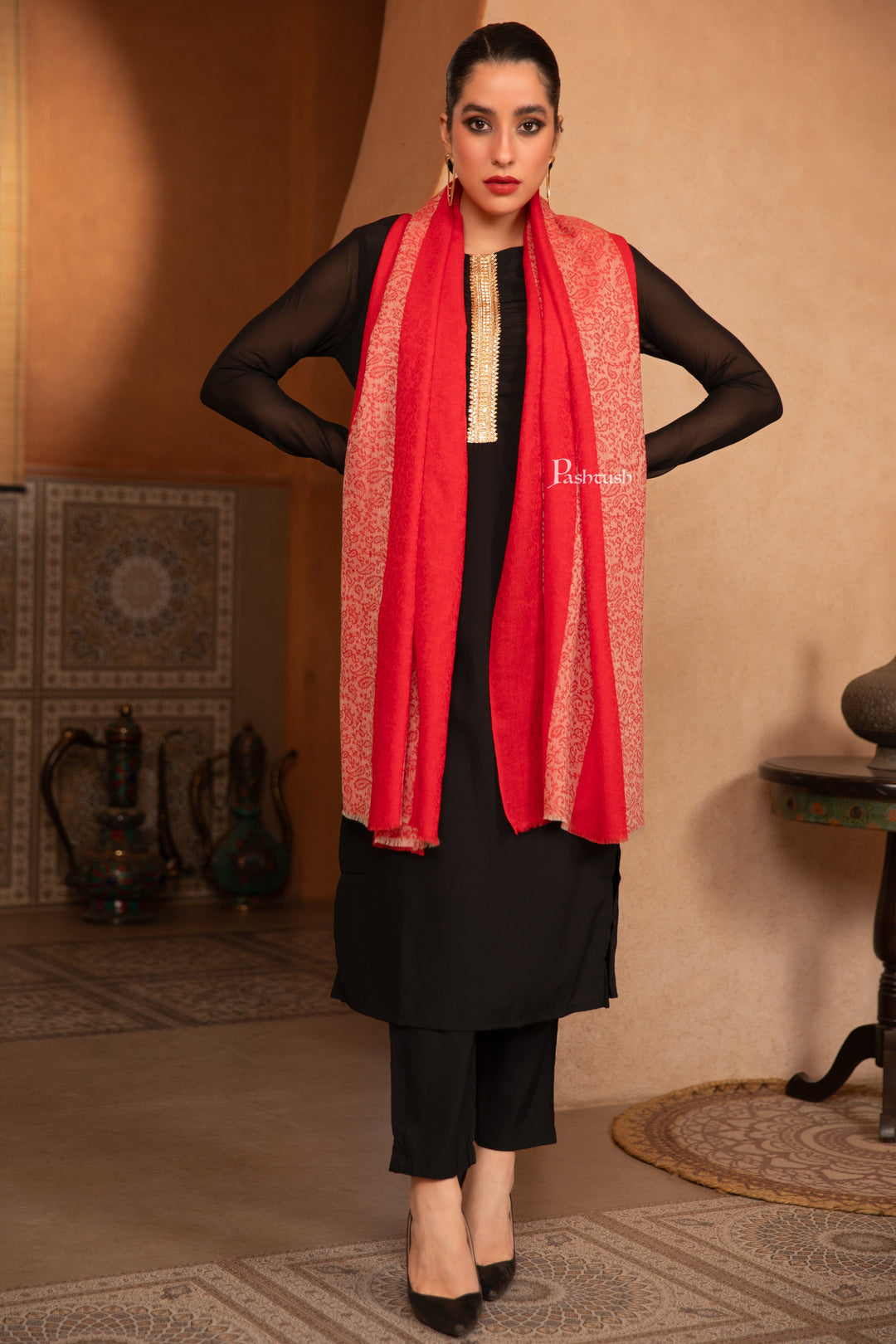 Pashtush India Womens Stoles and Scarves Scarf Pashtush Women&