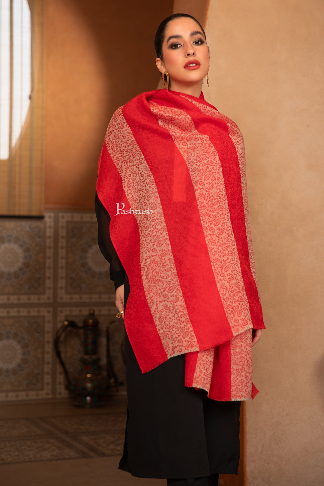 Pashtush India Womens Stoles and Scarves Scarf Pashtush Women&