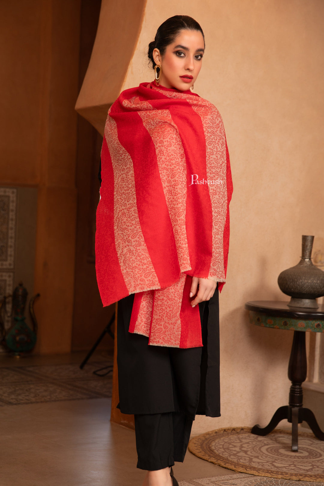 Pashtush India Womens Stoles and Scarves Scarf Pashtush Women&