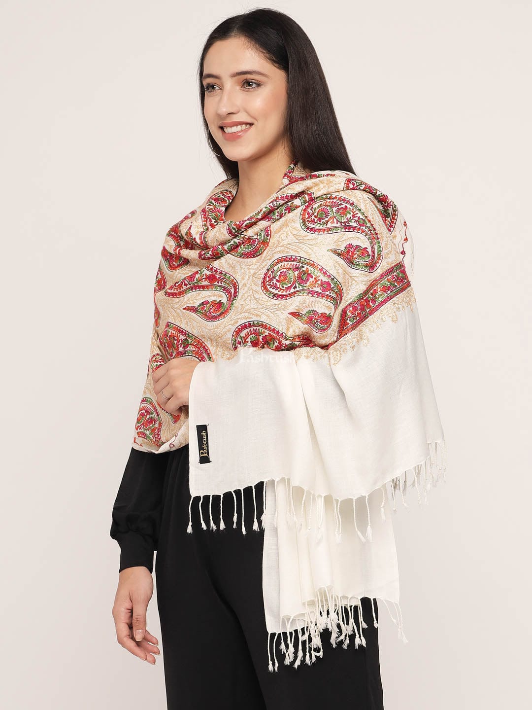 Pashtush India Womens Stoles and Scarves Scarf Pashtush Women&