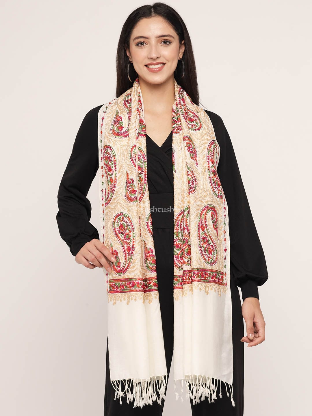 Pashtush India Womens Stoles and Scarves Scarf Pashtush Women&