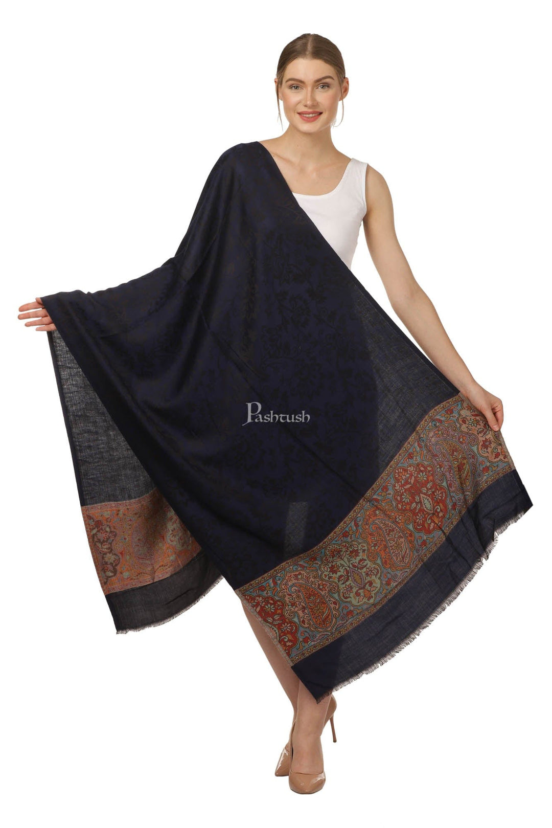 Pashtush India Womens Stoles and Scarves Scarf Pashtush Women&