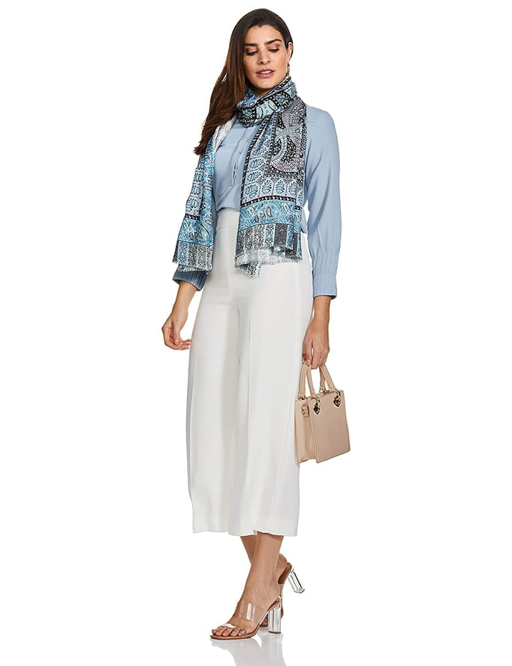 Pashtush India 70x200 Pashtush Women's Soft Bamboo Scarf, Casual Shawls, Stoles, Wraps, Extra Soft