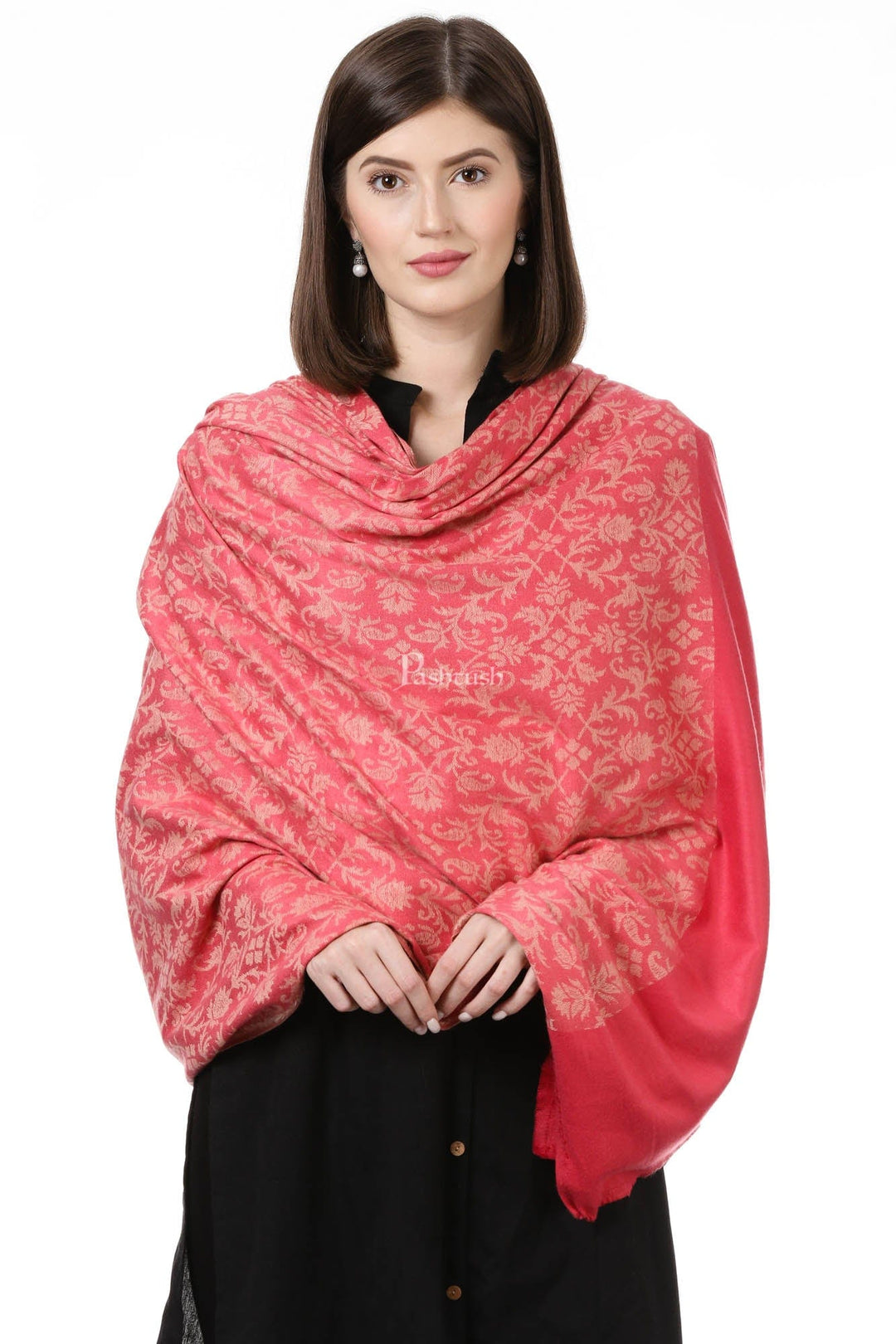 Pashtush India Womens Stoles and Scarves Scarf Pashtush Women'S Soft Bamboo Shawl, Thick And Warm