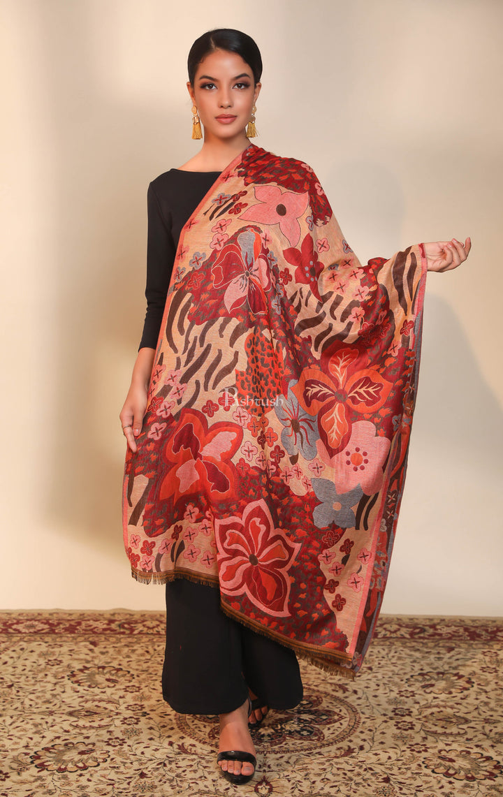 Pashtush India Womens Stoles and Scarves Scarf Pashtush women  stole, multi color