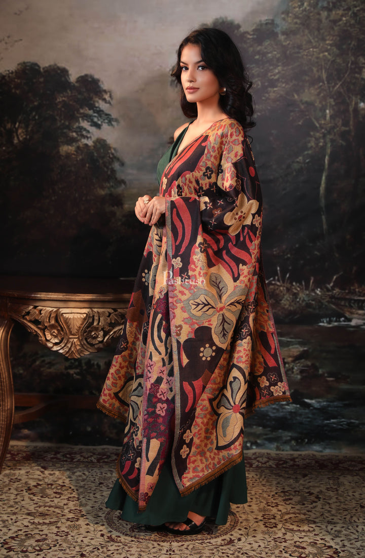 Pashtush India Womens Stoles and Scarves Scarf Pashtush women stole, multi color