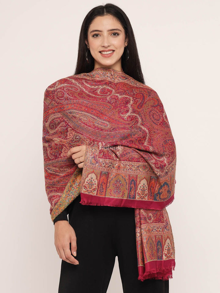 Pashtush India Womens Shawls Pashtush Womens Antique Heritage Design, Jamawar Stole
