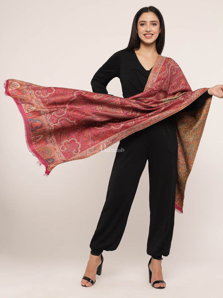 Pashtush India Womens Shawls Pashtush Womens Antique Heritage Design, Jamawar Stole