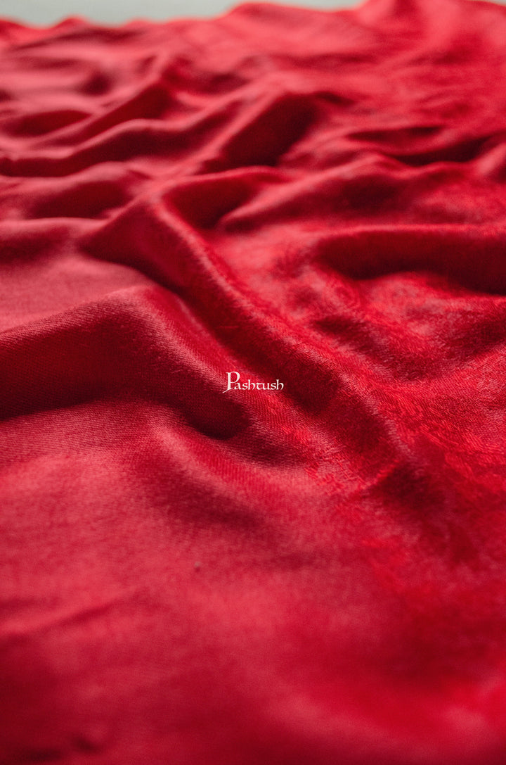 Pashtush India womens scarf and Stoles Pashtush Womens Bamboo Self Stole, Maroon