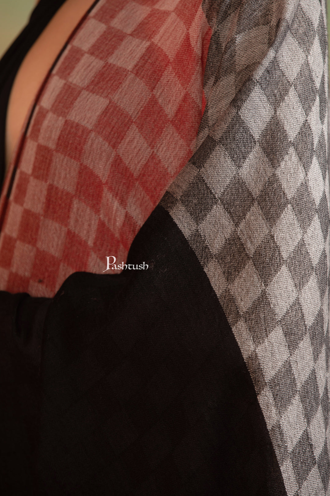 Pashtush India Womens Stoles and Scarves Scarf Pashtush Womens Cashmere Stole,  Design, Multicolour