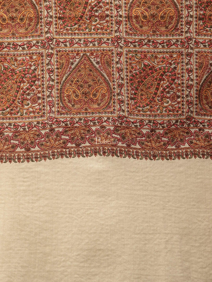 Pashtush India Womens Shawls Pashtush Womens Embroidery Jaal Jamawar Shawl, Intricate Heritage Collection