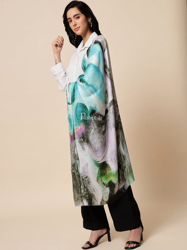 Pashtush India Womens Stoles and Scarves Scarf Pashtush Womens Extra Fine Soft Bamboo Stole, Multicolour