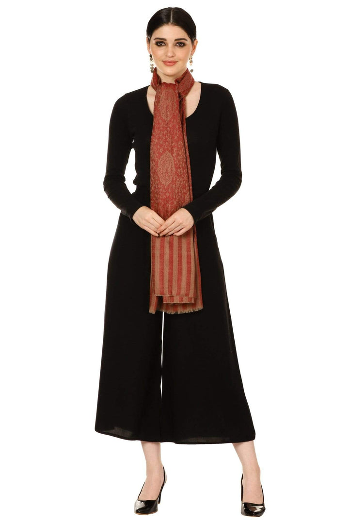 Pashtush Shawl Store Shawl Pashtush Womens Extra Fine Wool Blend Pashmina Shawl Soft Ultra Light Weight Maroon