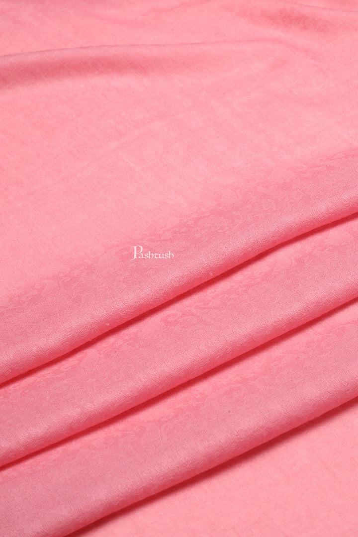 Pashtush India Womens Shawls Pashtush Womens Extra Fine Wool Shawl,  Design, Pink
