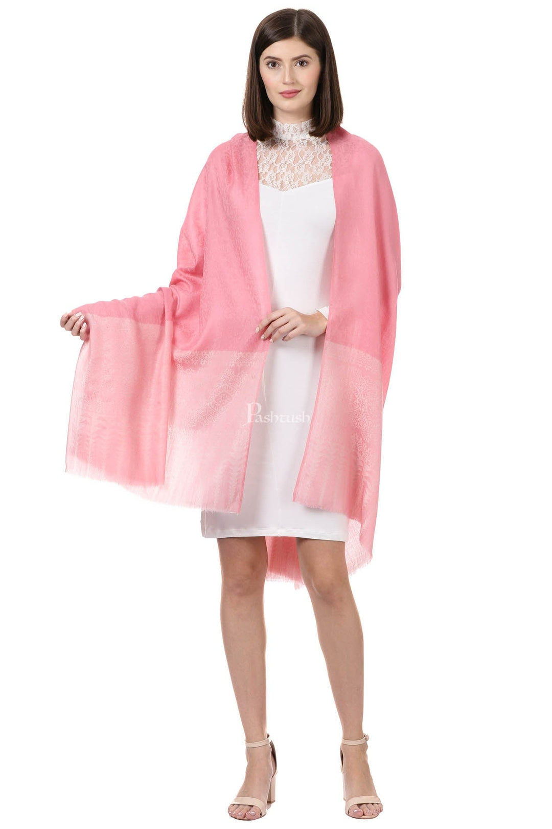 Pashtush India Womens Shawls Pashtush Womens Fine Wool Shawl, Bloom