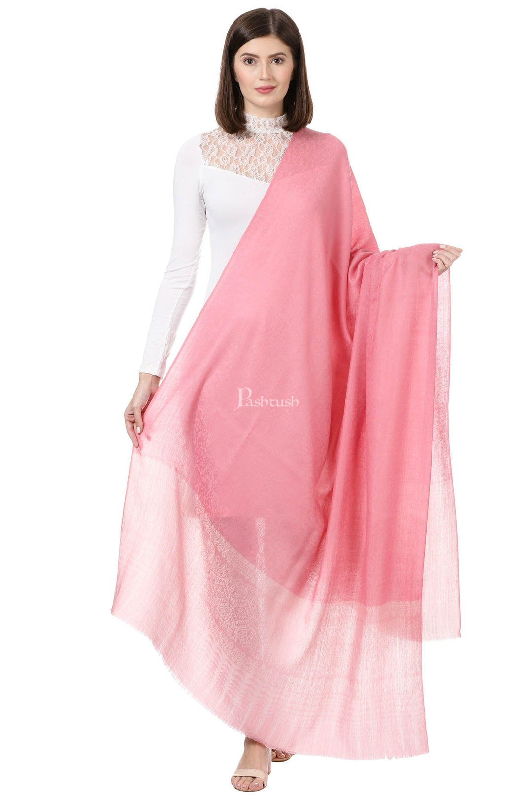 Pashtush India Womens Shawls Pashtush Womens Fine Wool Shawl, Bloom