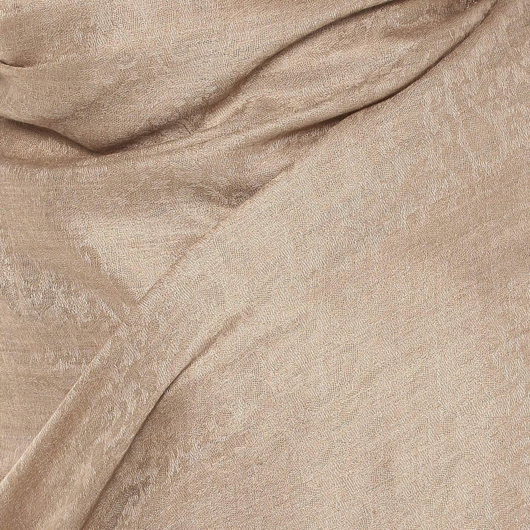 Pashtush India 100x200 Pashtush Womens Kullu Weave Shawl from Himachal, Beige