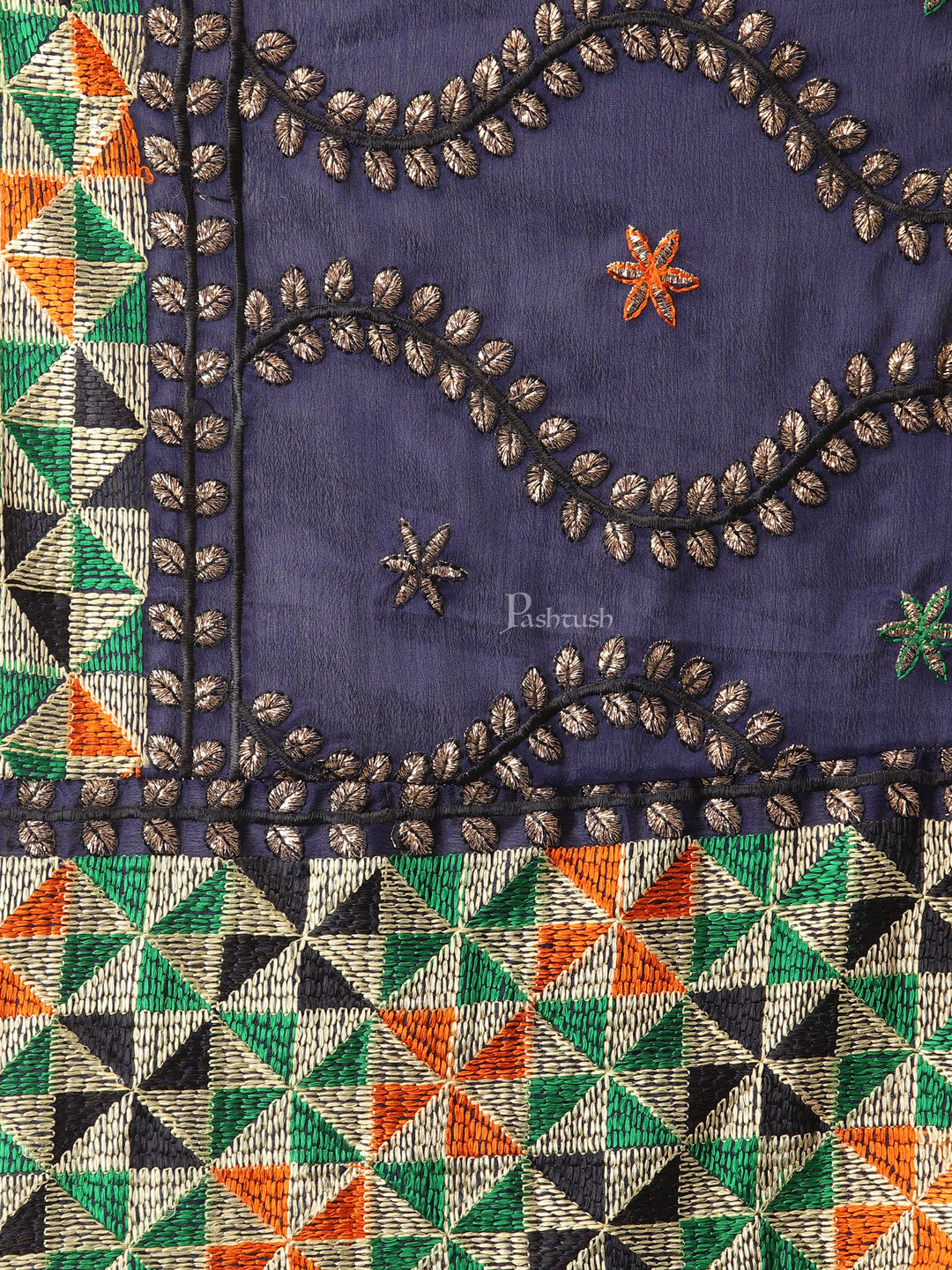 Pashtush India Womens Dupatta Pashtush Womens Phulkari Dupatta