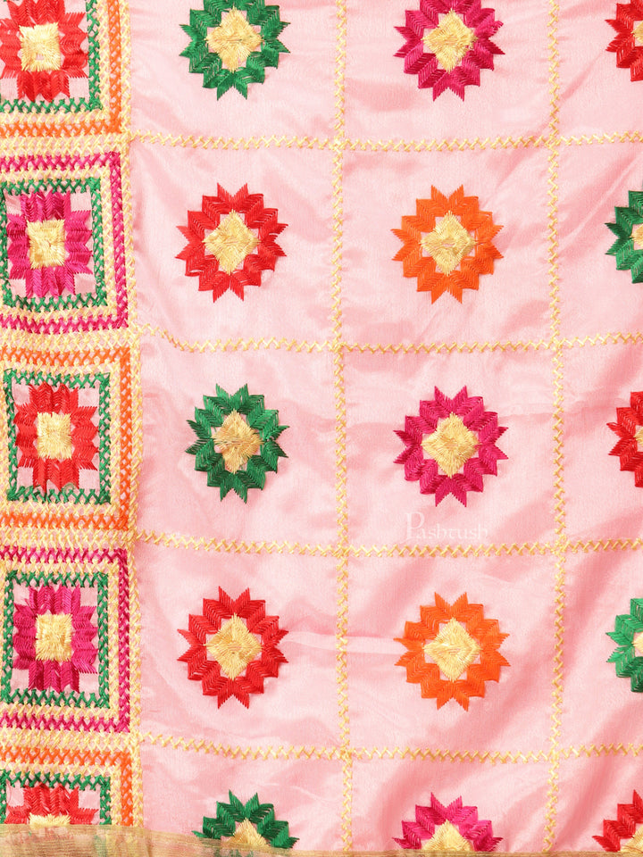 Pashtush India Womens Dupatta Pashtush Womens Phulkari Dupatta