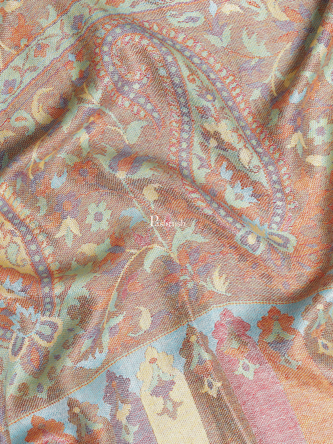 Pashtush India Womens Stoles and Scarves Scarf Pashtush Womens Stole, Ethnic Weave, Extra Soft Bamboo, Multicoloured