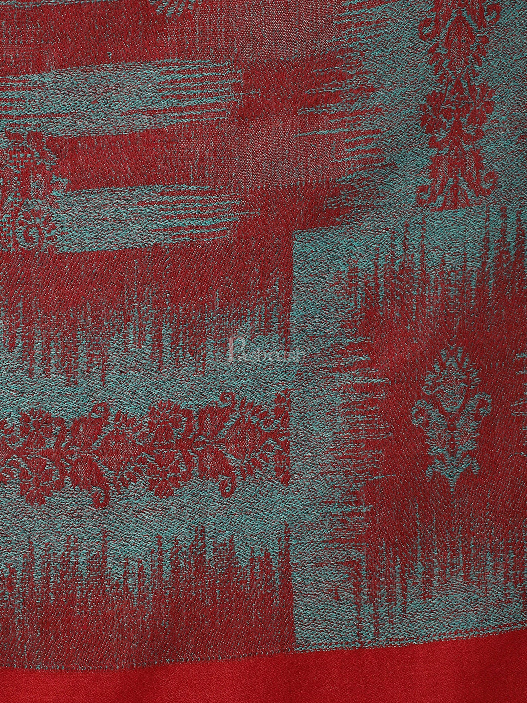 Pashtush India Womens Stoles and Scarves Scarf Pashtush womens Stole, Ikkat design, Maroon