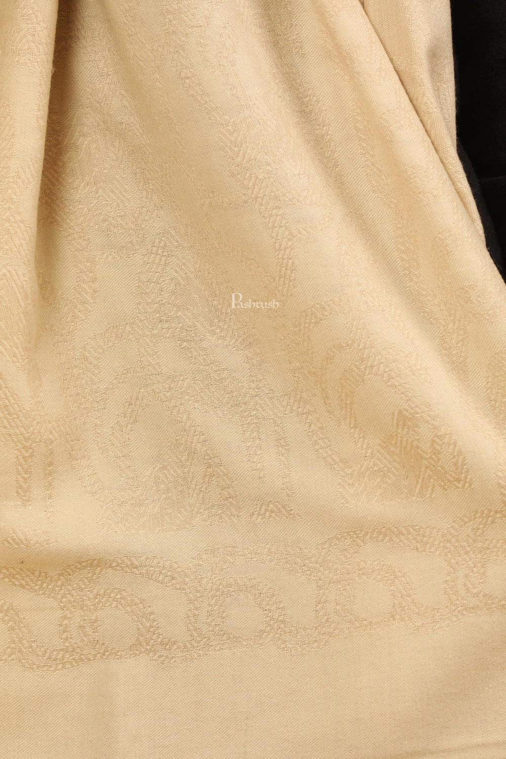 Pashtush India Womens Stoles Pashtush Womens Stole, Soft and Warm, Woven Design, Neutral hues
