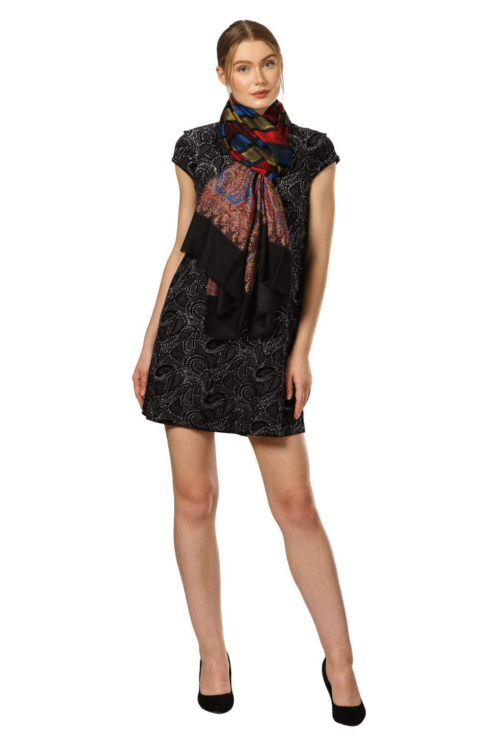 Pashtush India 70x200 Pashtush Womens Ultra Soft Multicoloured Bamboo Scarf