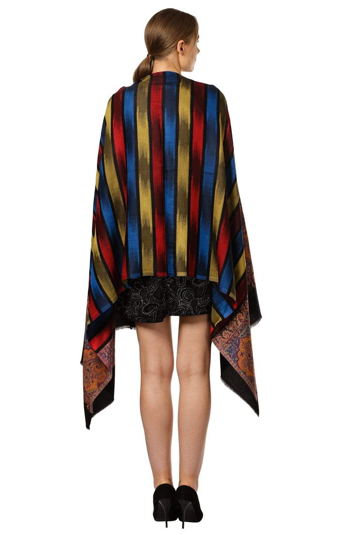 Pashtush India 70x200 Pashtush Womens Ultra Soft Multicoloured Bamboo Scarf