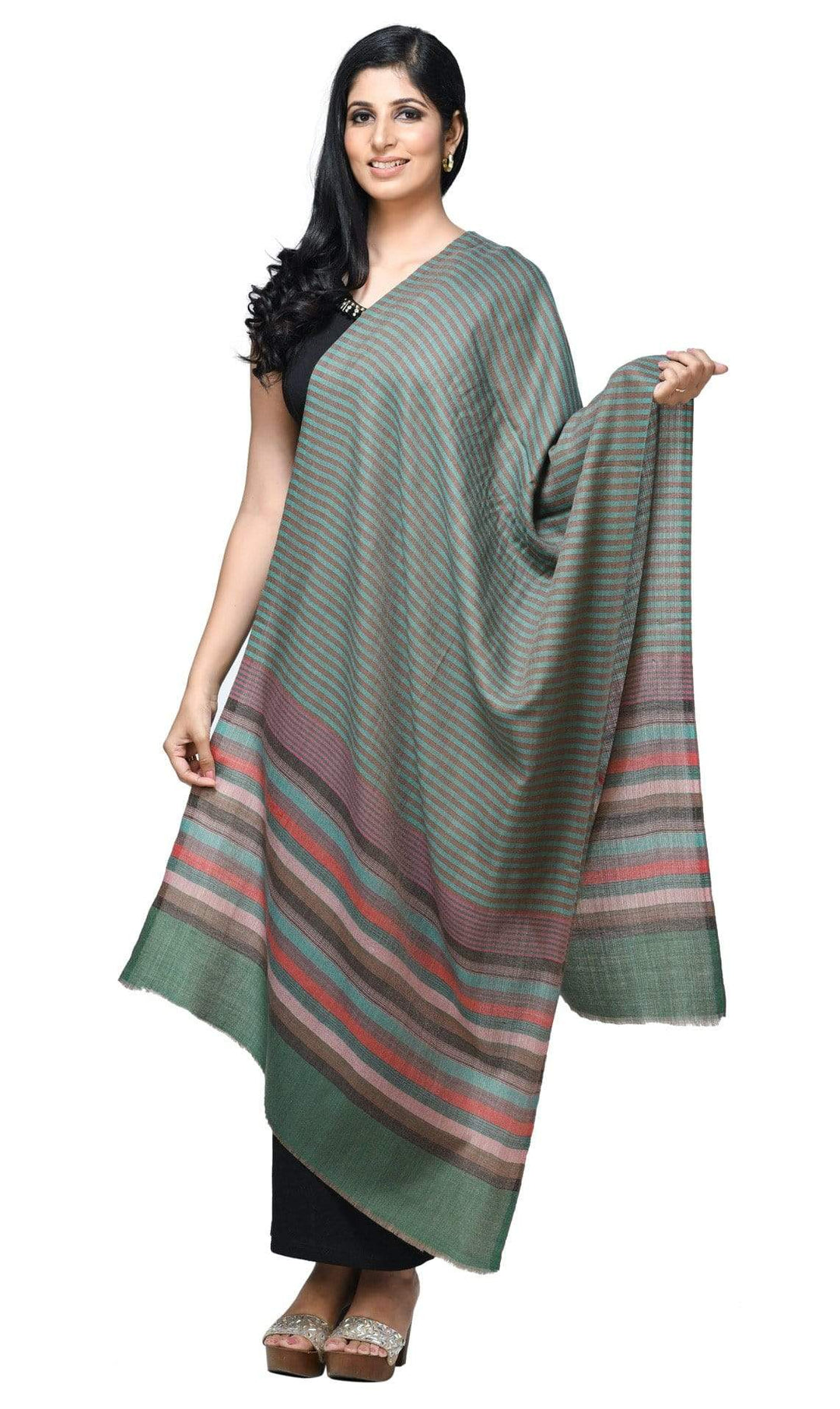 Pashwool 70x200 Pashwool Womens Fine Wool Scarf, Soft and Warm