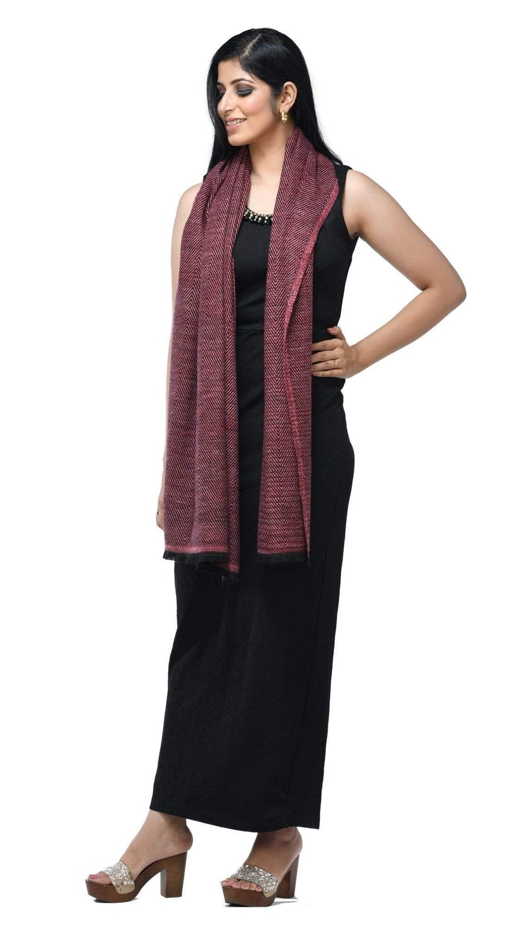 Pashwool 70x200 Pashwool Womens Stole, Extra Thick and Warm, Soft and Snuggly Wrap Style