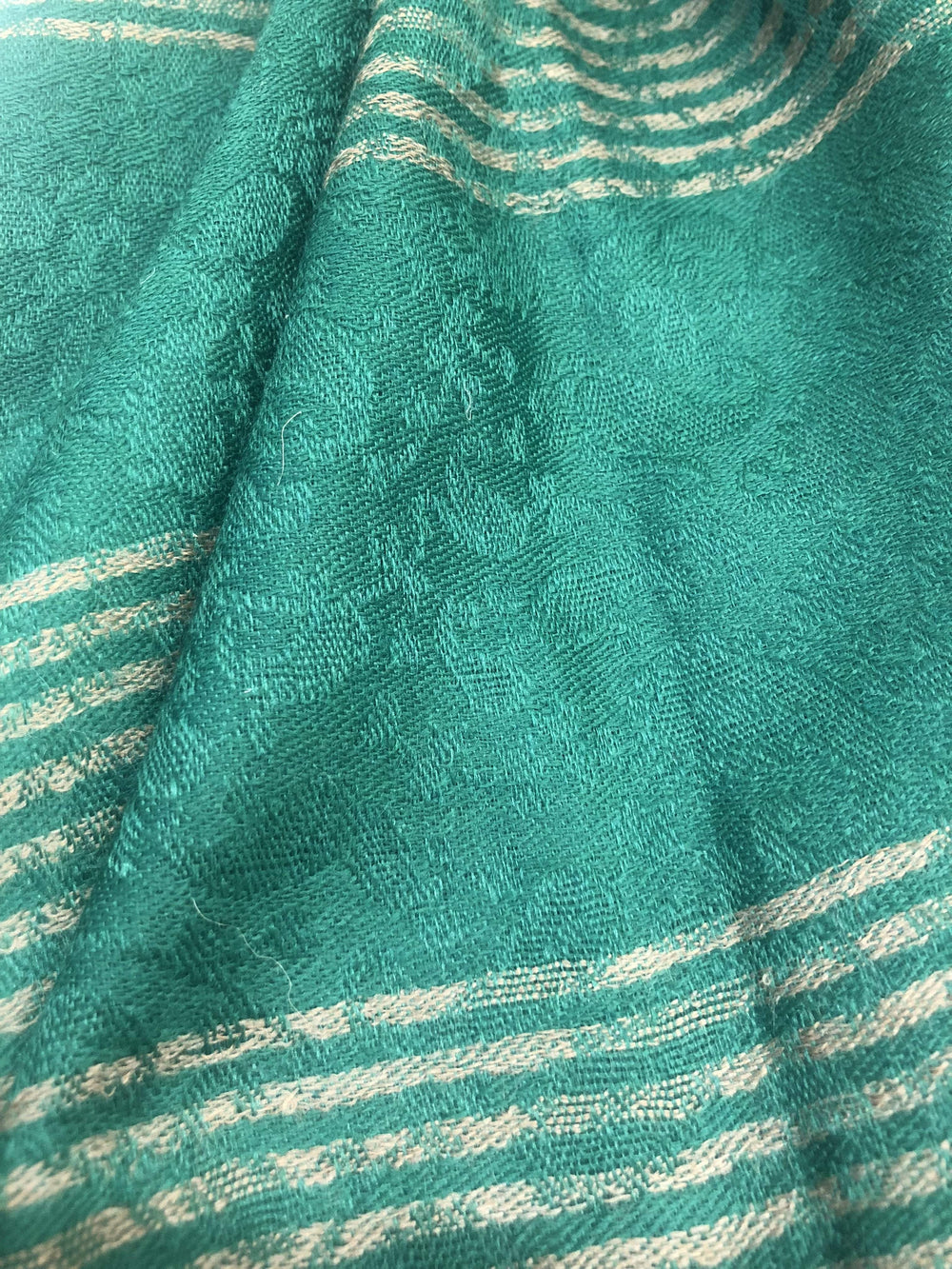 Pashtush Store Pashtush Mens Reversible Blended Pashmina Stole - Bottle Green