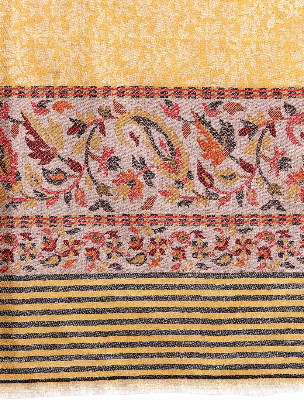 Pashtush India 100x200 Pashtush Women's Soft Wool Cashmere Blended Shawl, Ethnic Palla