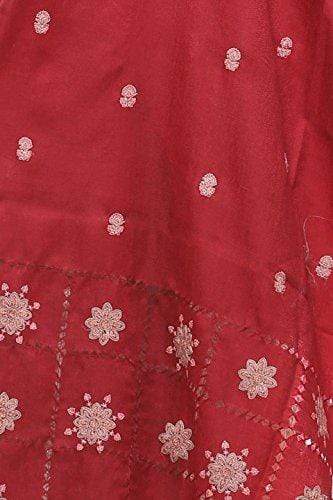 Pashtush India Stole Pashtush Womens Pashmina Embroidery Stole, Pure Wool, With Delicate Beading Work