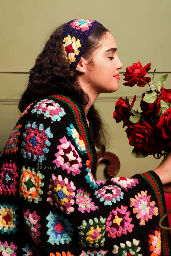Pashtush India 70x180 Pashtush Womens Soft 100% Hand Knitted Stole