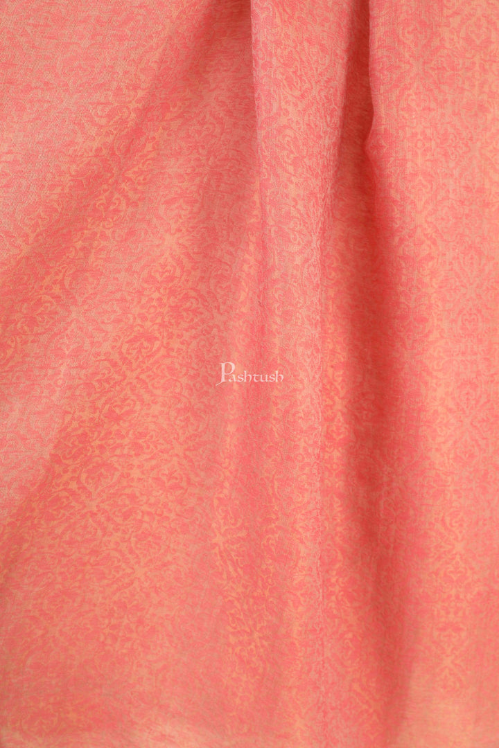 Pashtush India 100x200 Pashtush Womens Twilight Collection, Jacquard Shawl, With Metallic Thread Weave, Fine Wool