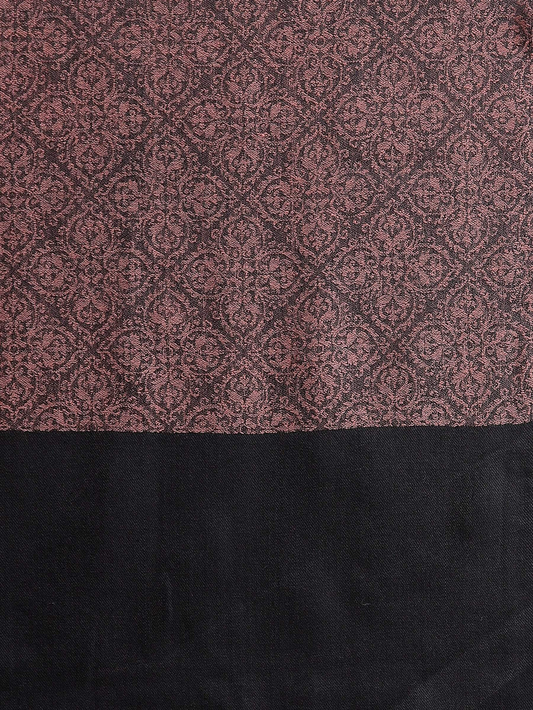 Pashtush India 114x228 Pashtush Womens Woven Paisley, Self Shawl, In Extra Soft Fine Wool, Large Wrap Size